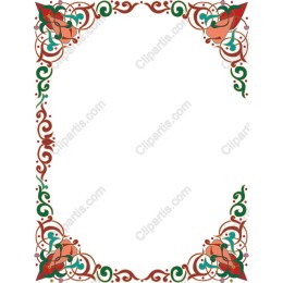 Exquisite Floral Decorative Frame