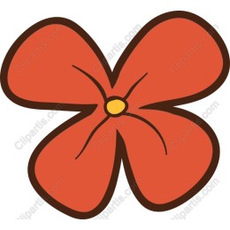 Cheerful Red Flower