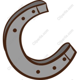 Stylized Metal Horseshoe
