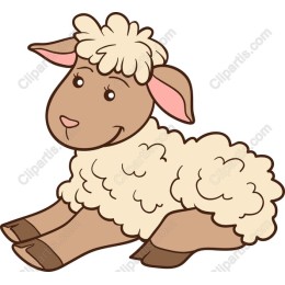 Adorable Cartoon Sheep