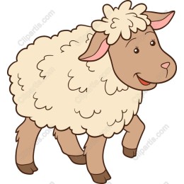 Adorable Cartoon Sheep
