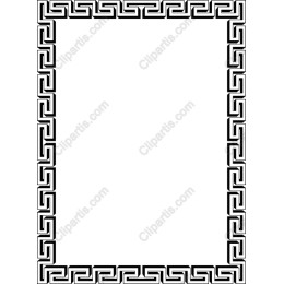 Elegant Greek Key Pattern Frame