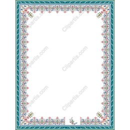 Floral Decorative Frame