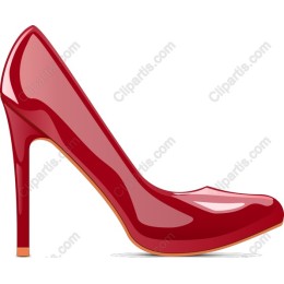 Elegant Red High Heel