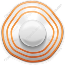 Elegant Orange Circular
