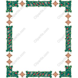 Elegant Floral Decorative Frame