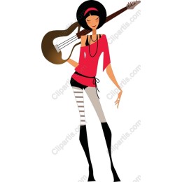 Vibrant Female Musician