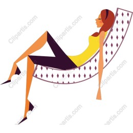 Relaxing Woman in Hammock