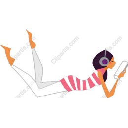 Chic Woman Reading