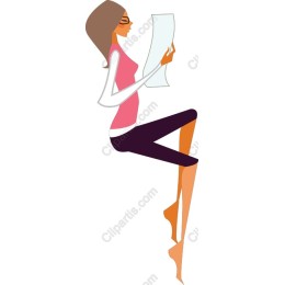Elegant Reading Woman