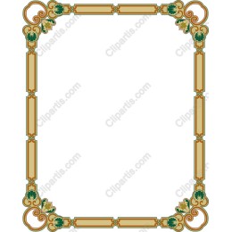 Elegant Vintage Ornamental Border