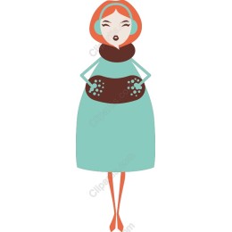 Vintage Aqua Dress Woman
