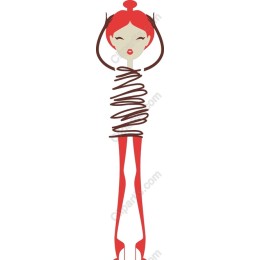 Elegant Spiral Woman