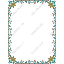 Ornate Floral Frame