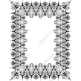 Elegant Floral Border