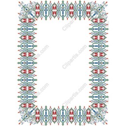 Decorative Floral Border