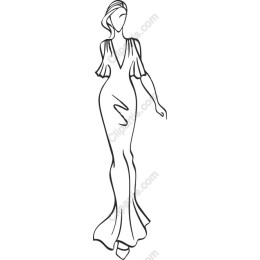 Elegant Fashion Model