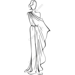 Elegant Draped Figure