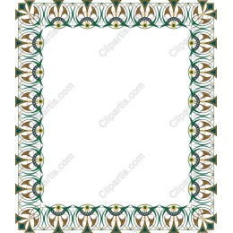 Elegant Floral Border