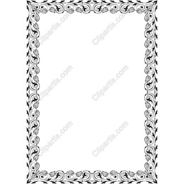 Elegant Floral Frame
