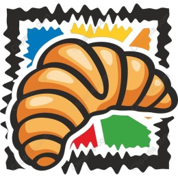 Vibrant Croissant Clipart