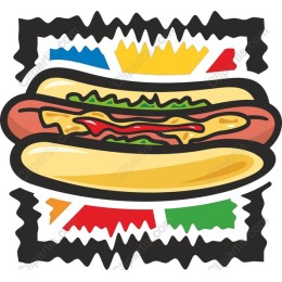 Vibrant Hot Dog