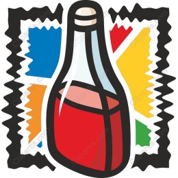 Vibrant Ketchup Bottle