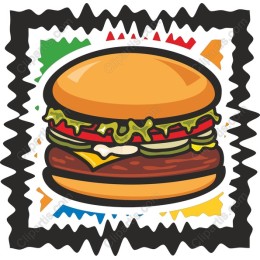 Vibrant Hamburger