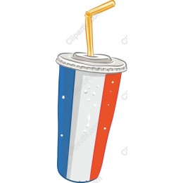 French Flag Soda Cup