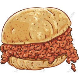 Juicy Sandwich Clipart