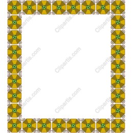 Elegant Decorative Floral Frame