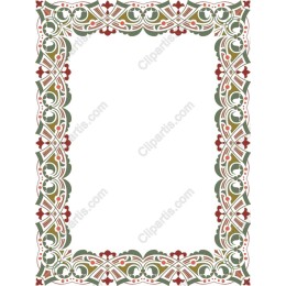 Elegant Floral Border