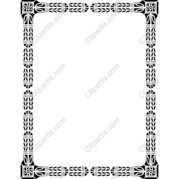Elegant Black-and-White Frame