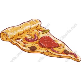 Vibrant Pizza Slice