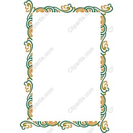 Decorative Floral Border