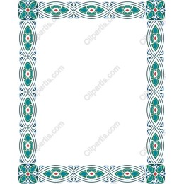 Decorative Frame with Floral Motifs