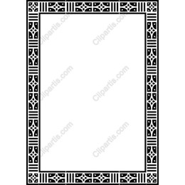 Elegant Black and White Frame