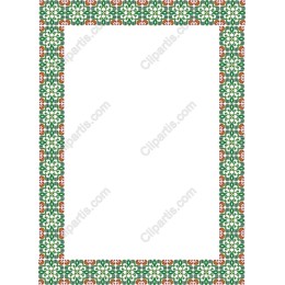 Vibrant Floral Border