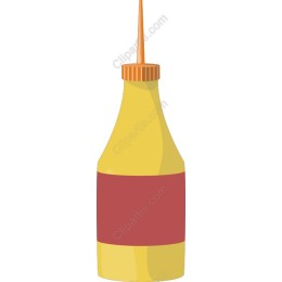 Classic Yellow Mustard Bottle