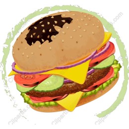 Vibrant Hamburger