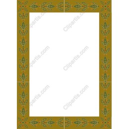 Leaf-Themed Elegant Frame