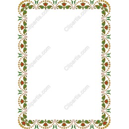 Floral Decorative Border