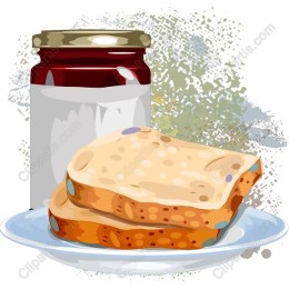 Toasted Bread and Jam