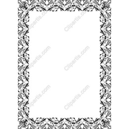 Elegant Floral Decorative Frame