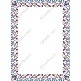 Floral Elegance Border