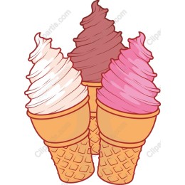 Three-Scoop Ice Cream