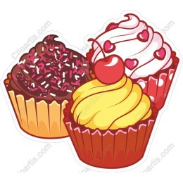 Charming Cupcake Trio