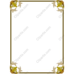 Elegant Ornate Floral Frame