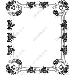 Elegant Floral Frame
