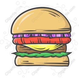 Vibrant Hamburger